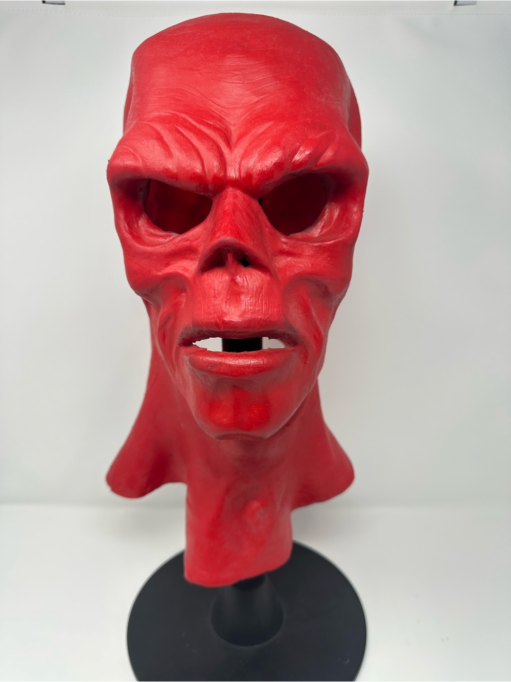 Rubber Red Skull Mask for Cosplay